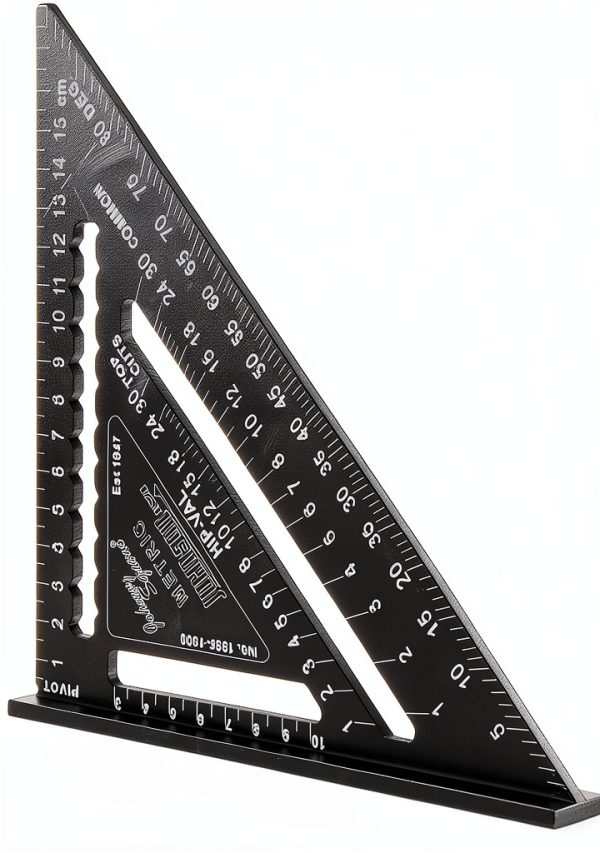 Johnson Rafter Square Aluminum Metric Carpenter Tool-3