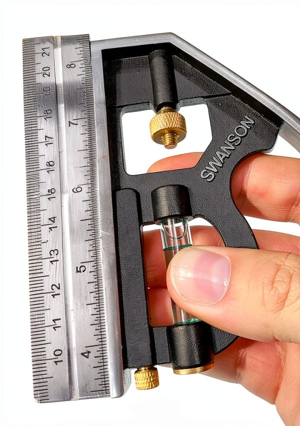 Swanson Combination Square Precision Gradations Durable Zinc-8