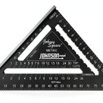 Johnson Rafter Square Aluminum Metric Carpenter Tool-0