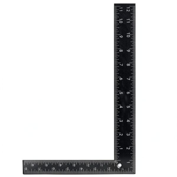 ALLWIN Dual Scale Carpenter Square 8x12 Steel-0