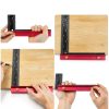 Gohelper Framing Square Fence Aluminum Alloy Woodworking-5