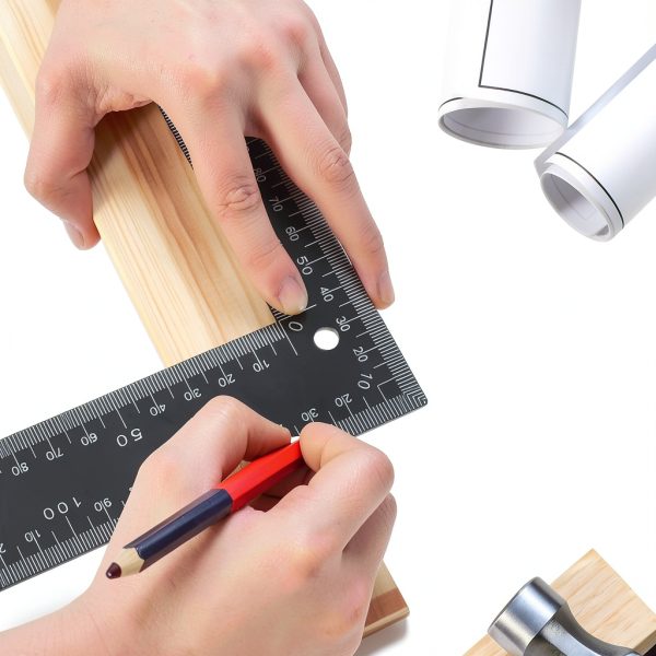 ALLWIN Dual Scale Carpenter Square 8x12 Steel-4