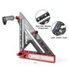 VNW Aluminum Rafter Square Protractor Level Precision Ruler-1