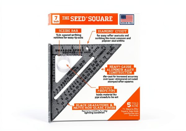 Swanson Speed Square Aluminum Tool 7 and 12 Inch-4