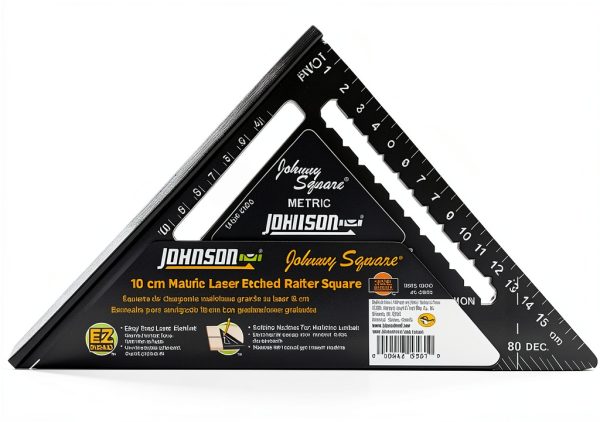 Johnson Rafter Square Aluminum Metric Carpenter Tool-2