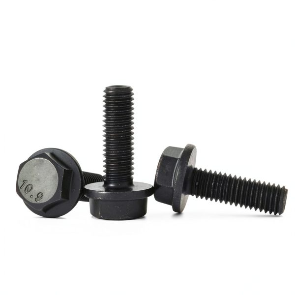 M6 x 30mm Flanged Hex Head Bolts Mellewell Black Oxide – 20 pcs-5