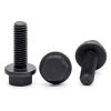 Glvaner M10-1.5 x 35mm Alloy Steel Flanged Hex Bolt 10.9 Black Oxide-5